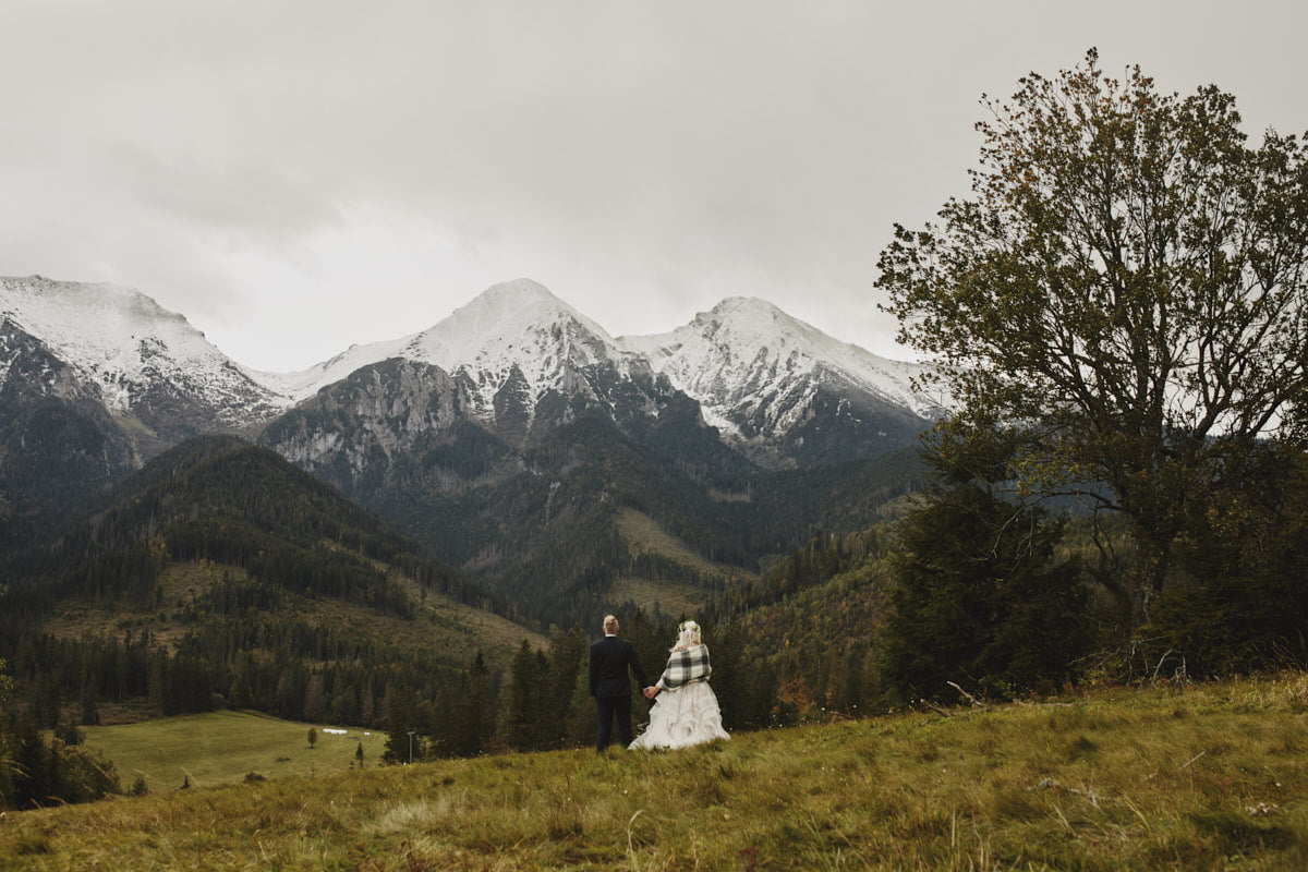 plener ślubny w górach - fotografia ślubna
